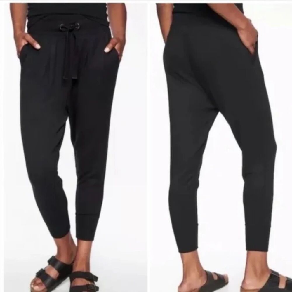 Athleta | Women's Haven Harem Pants Black Jogger Soft Modal Fabric Size XS